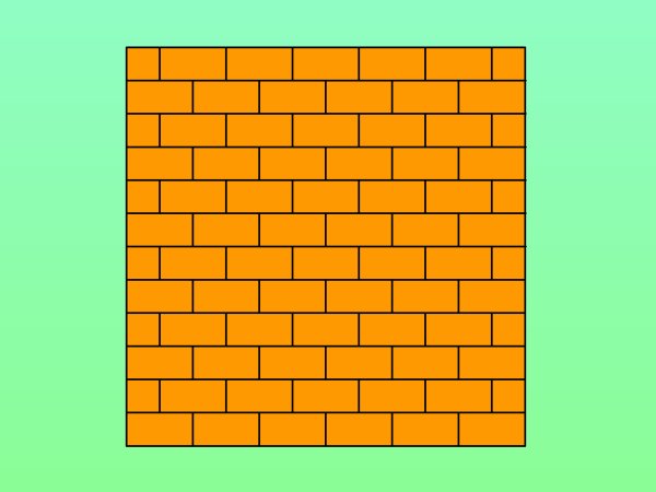 Кирпич нарисованный