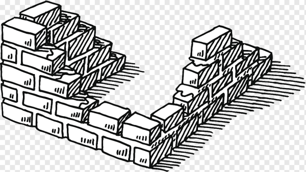 Раскраска стена из кирпича