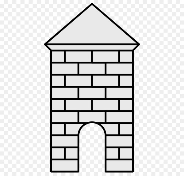Кирпичный домик рисунок