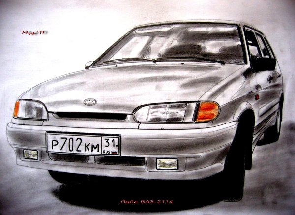 ВАЗ 2115 рисунок