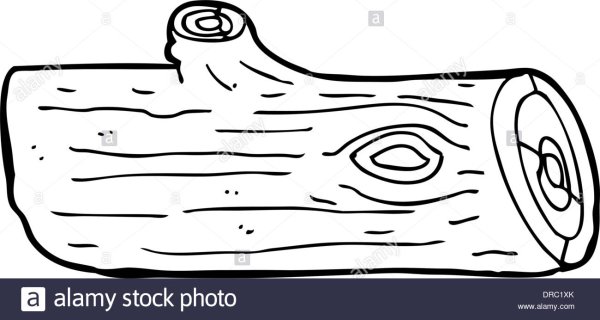 Бревно раскраска