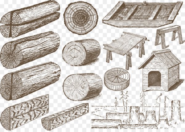 Бревно иллюстрация