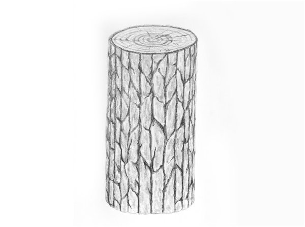 Нарисованная древесина