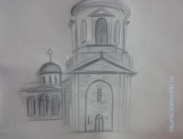 Рисование сказочный дворец