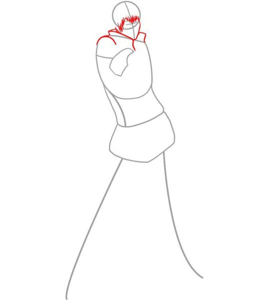 Контурный рисунок Данте