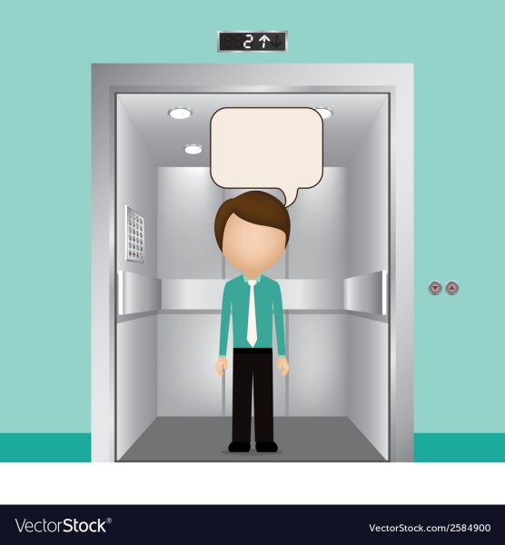 Карандашный рисунок лифт