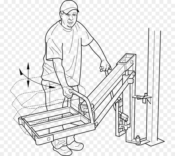 Поэтапное рисование человека в движении