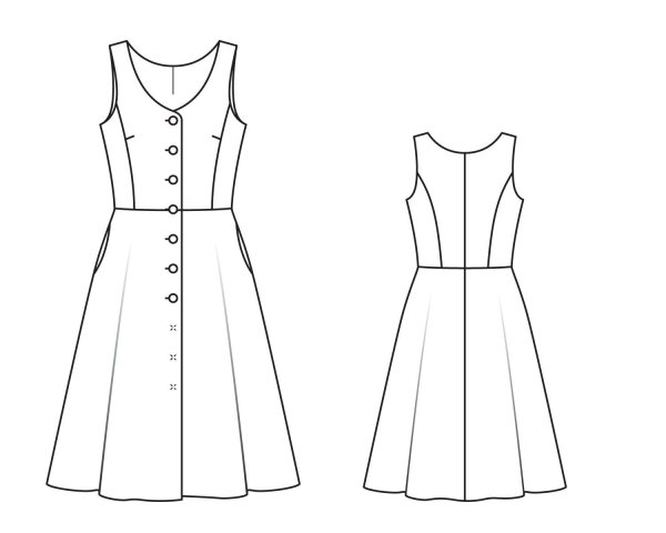 Эскиз сарафана