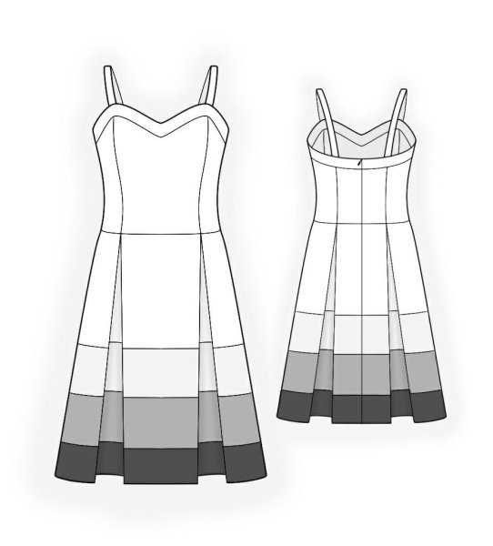 Моделирование летнего сарафана