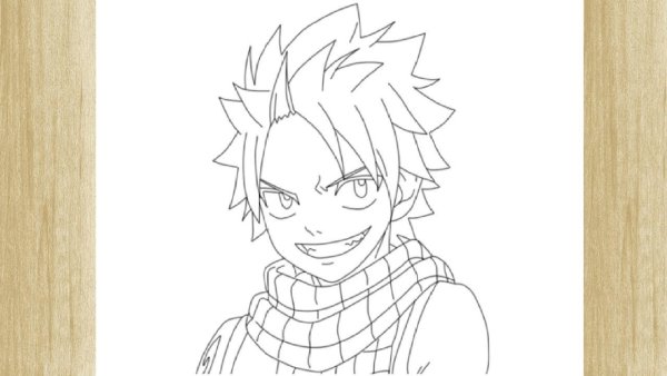 Нацу Драгнил раскраска