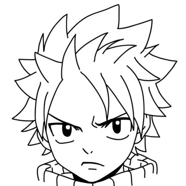 Хвост феи Нацу нарисовать