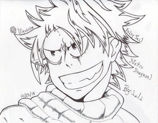 Нацу маленький рисунок