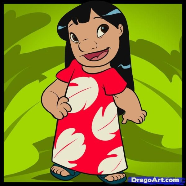 Лило карандашом поэтапно