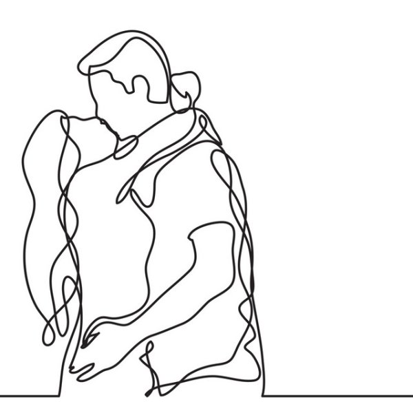 Позы для рисования обнимашки