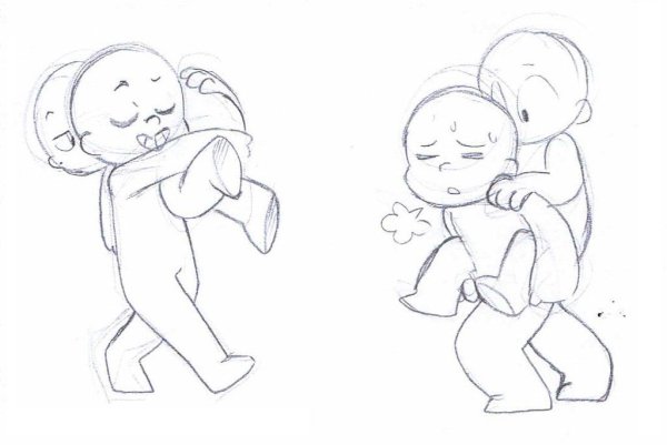 Объятия рисунок