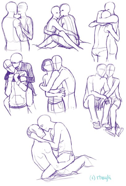 Объятия для рисования