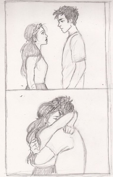 Объятие со спины для рисования