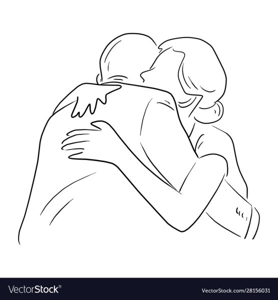 Объятия набросок