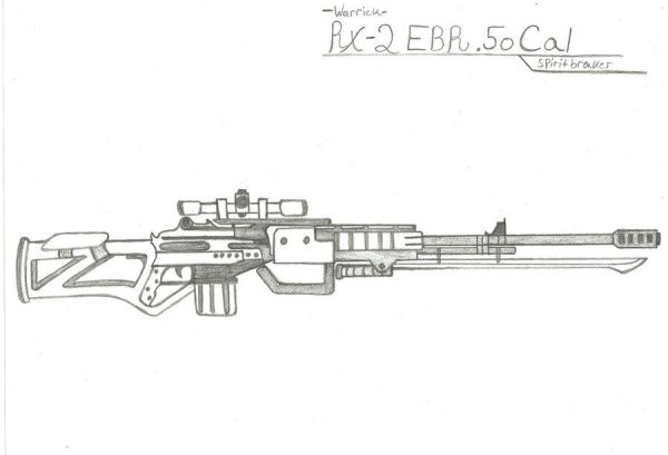 СВД винтовка эскиз