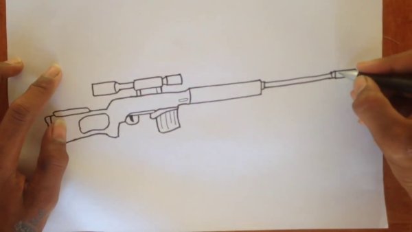 Рисунки оружия AWM