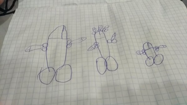 Рисунок Влада бумаги