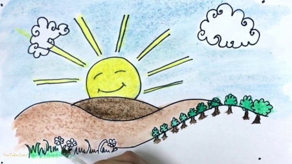 Нарисовать утро