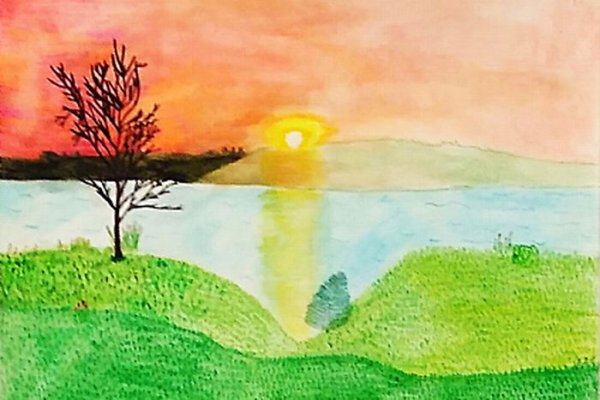 Рисунок к произведению Эдварда Грига утро