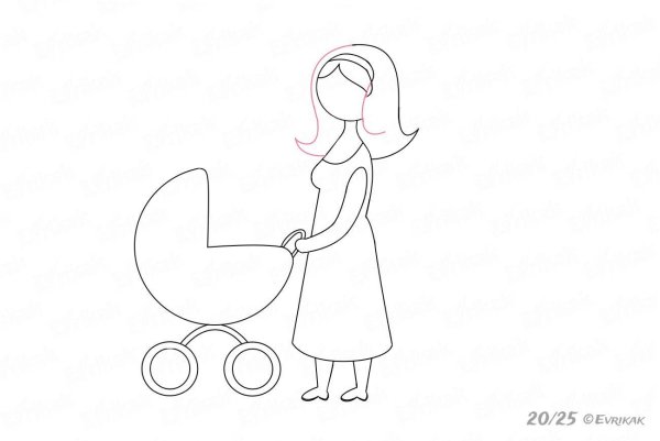 Рисунки для мамы легкие