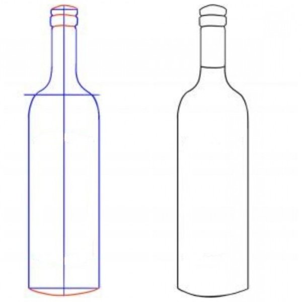 Рисунок кривые бутылки