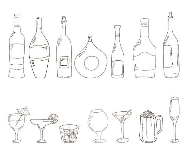 Рисование на бутылках