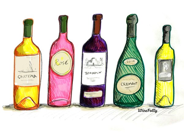 Вино иллюстрация