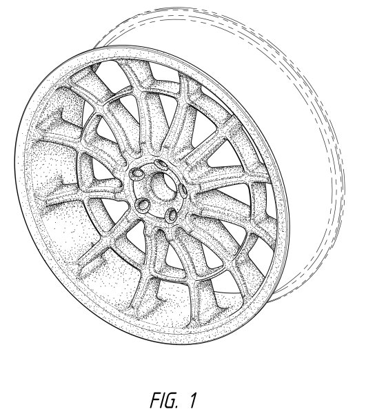 Колесо нарисованное