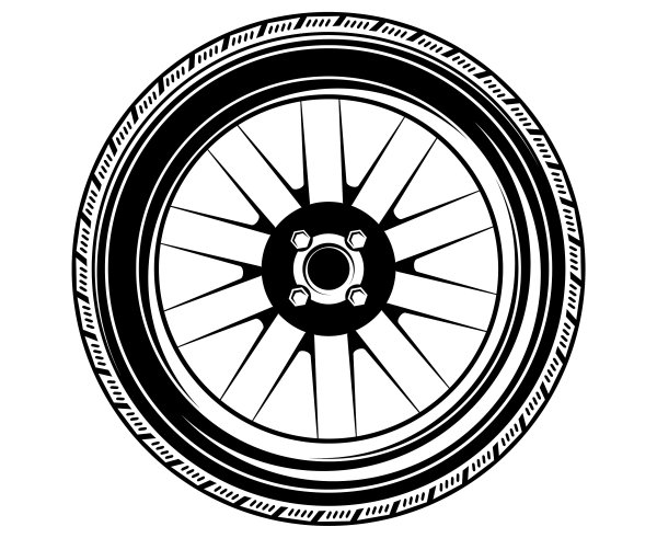 Шина векторное изображение