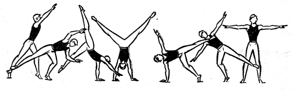 Гимнастика переворот вперед