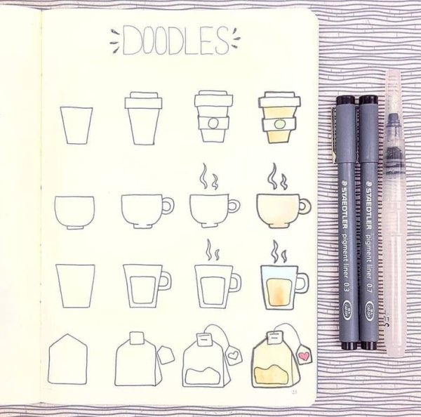 Bullet Journal дудлы