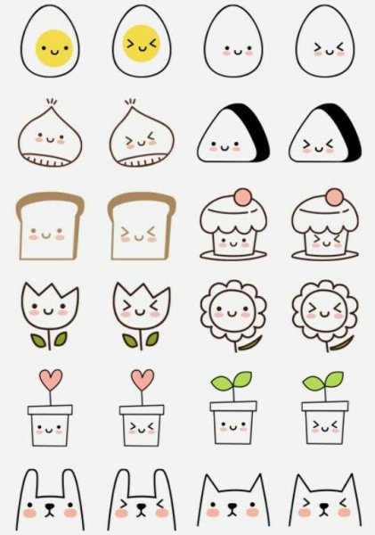 Идеи для срисовки легкие маленькие