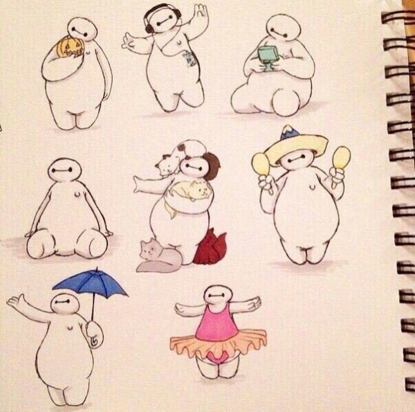 Рисунки для срисовки для ЛД новые