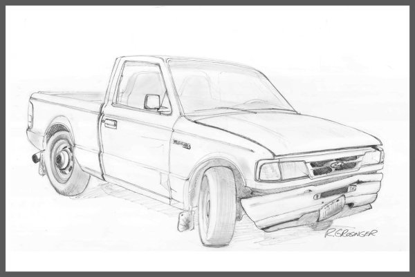 Форд рейнджер рисунок