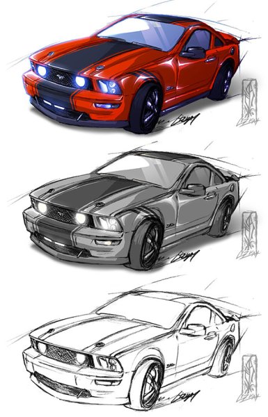 Ford Mustang 5 референс