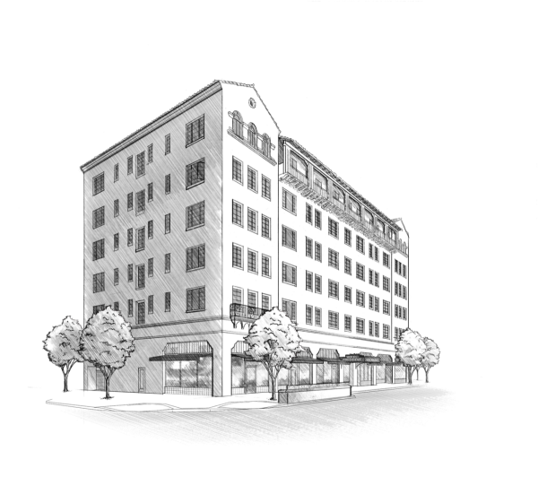 Графическое изображение гостиницы