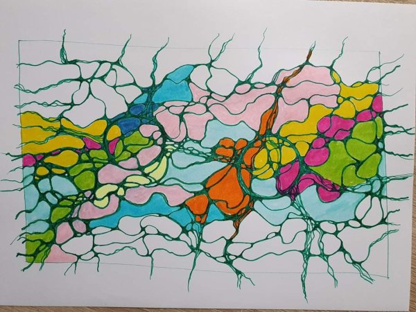 Творчество рисование Нейрографика