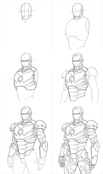 Чертежи доспехов рыцаря