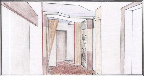 Раскраска прихожая