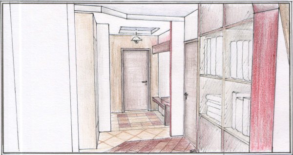 Прихожая скетч