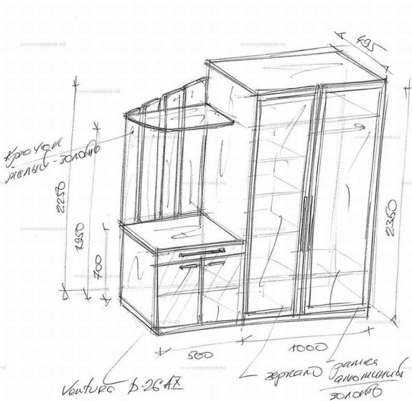 Раскраска прихожая