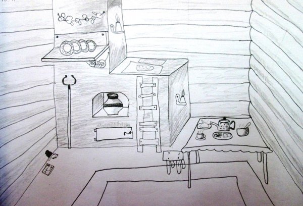 Каша из топора печка