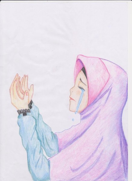 Мусульманка плачет