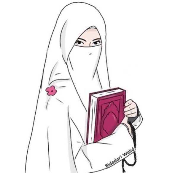 Мусульманка карандашом