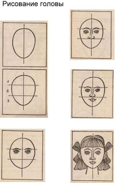 Гипсовая голова Аполлона построение