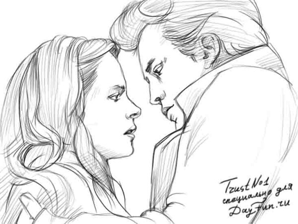 Рисунки карандашом Сумерки